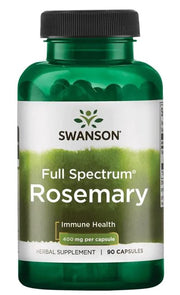 Swanson rozmarinas, 400 mg – 90 kapsulių