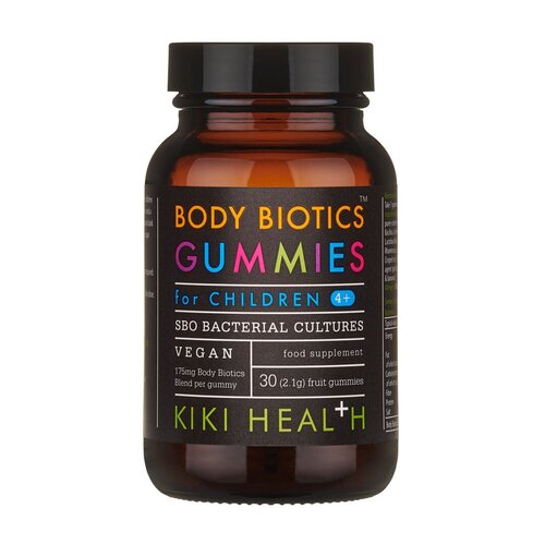 KIKI Health Body Biotics guminukai vaikams, 175 mg – 30 guminukų