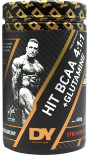 Dorian Yates HIT BCAA 4:1:1 + Glutaminas, braškių skonio - 450 g