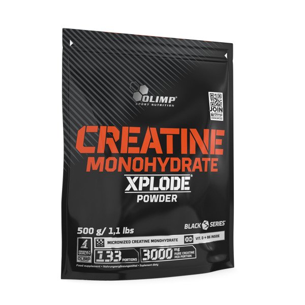 Olimp Nutrition kreatino monohidratas Xplode, apelsinų skonio - 500 g