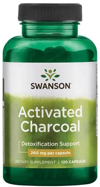 Swanson aktyvuota anglis, 260 mg – 120 kapsulių