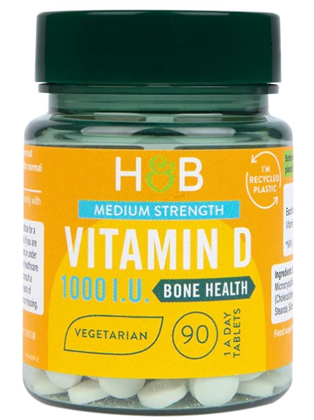 Holland & Barrett vitaminas D, 25 mcg – 90 tablečių