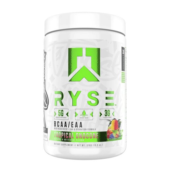 RYSE BCAA + EAA, Tropical Snocone - 378 g