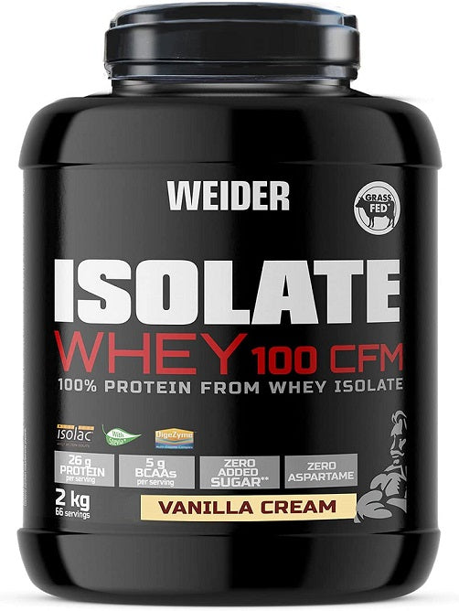 Weider Isolate Whey 100 CFM, Vanilinis kremas - 2000g