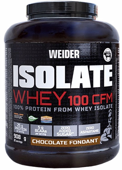 Weider Isolate Whey 100 CFM, šokoladinis fondantas - 2000g