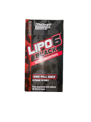 Nutrex Lipo - 6 Black Ultra Concentrate, itin stiprus – 60 juodų kapsulių
