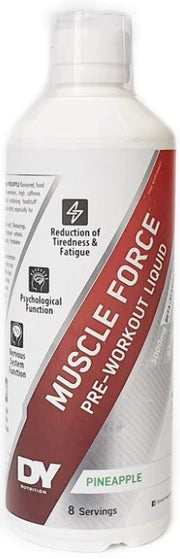Dorian Yates Muscle Force skystas prieš treniruotę, ananasų skonio – 500 ml.