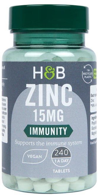 Holland & Barrett cinko, 15 mg – 240 tablečių