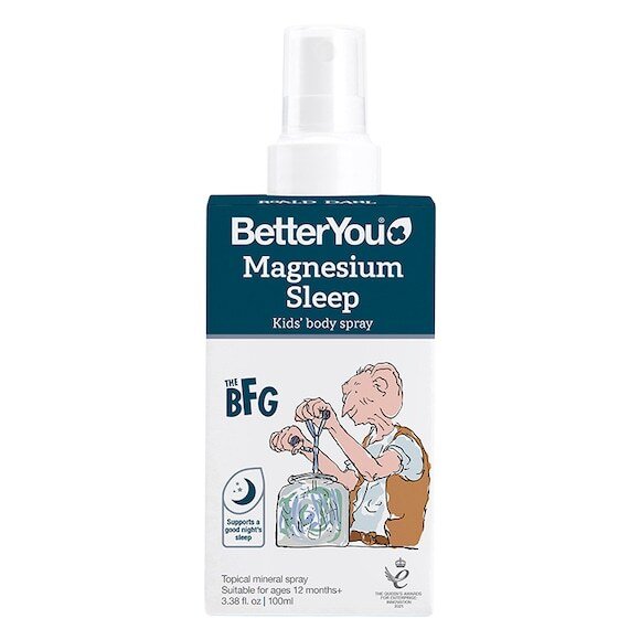BetterYou vaikų kūno purškiklis su magniu Sleep – 100 ml.