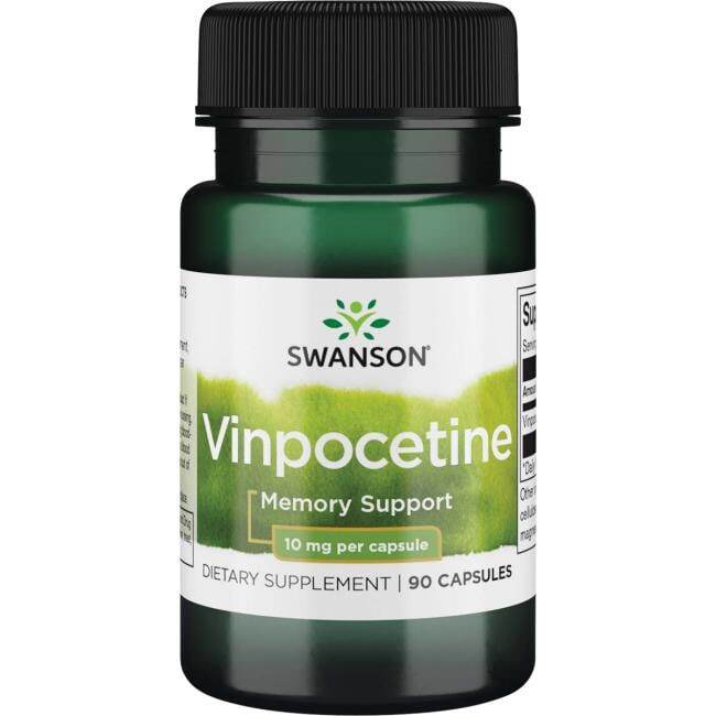 Swanson Vinpocetine, 10 mg – 90 kapsulių