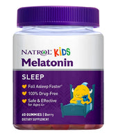 Natrol Kids melatoninas, uogų skonio – 60 guminukų