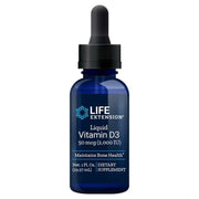 Life Extension Skystasis vitaminas D3 trukmei pratęsti, 50 mcg - 29 ml.