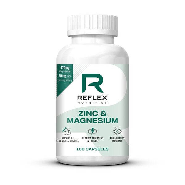 Reflex Nutrition cinko ir magnio skonio – 100 kapsulių