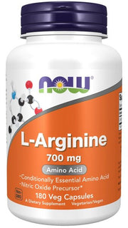 NOW Foods L - argininas, 700 mg – 180 kapsulių