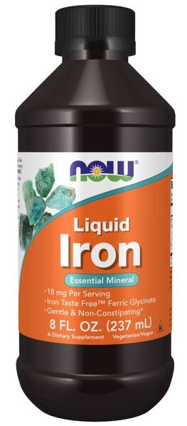 Produkto nuotrauka: NOW Foods Liquid Iron - 237 ml.