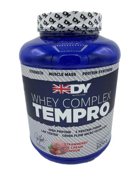 Dorian Yates išrūgų kompleksas Tempro, braškių skonio - 2270 g