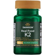 Swanson vitaminas K - 2 – natūralus, 200 mcg – 30 kapsulių