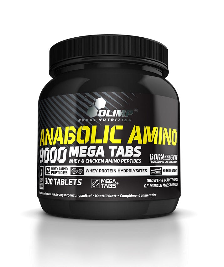 Olimp Nutrition Anabolic Amino 9000, Mega tabletės - 300 tablečių