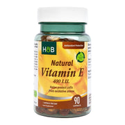 Holland & Barrett natūralus vitaminas E, 400 TV – 90 kapsulių