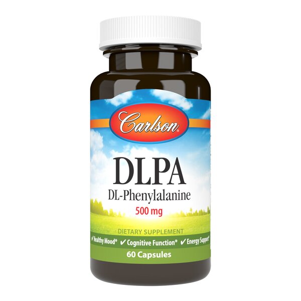 Carlson Labs DLPA, 500 mg - 60 kapsulių