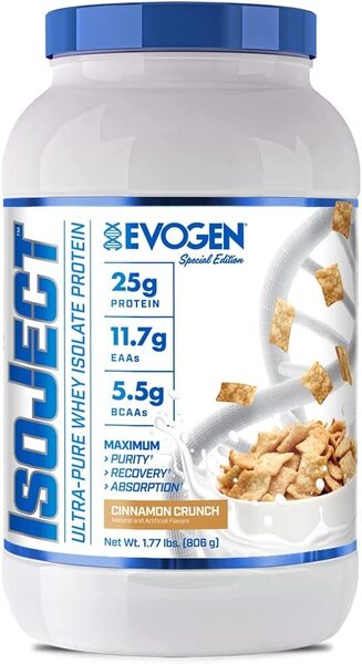 Evogen IsoJect, cinamono traškučiai – 806 g