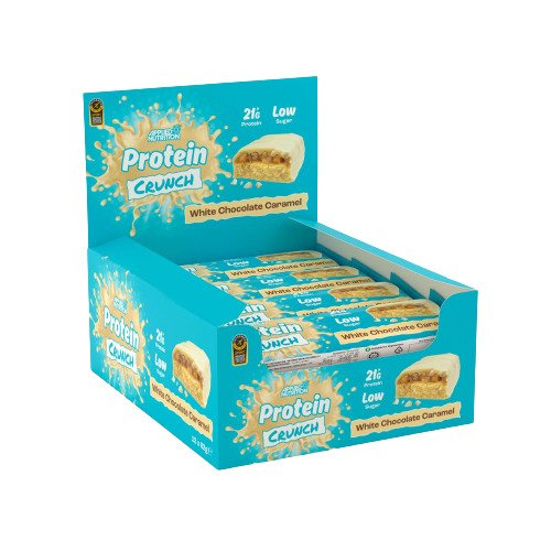 Applied Nutrition Applied Protein Crunch batonėlis, baltojo šokolado ir karamelės skonio – 12 x 62 g