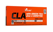 Olimp Nutrition CLA su žaliąja arbata ir L - karnitinu - 60 kapsulių