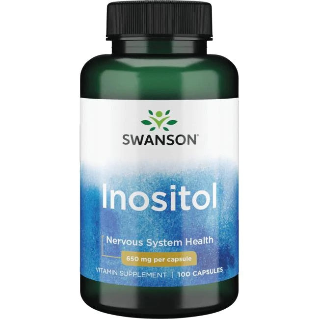 Swanson inozitolis, 650 mg – 100 kapsulių