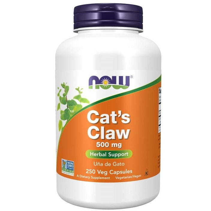 Produkto nuotrauka: NOW Foods Cat's Claw, 500mg - 250 kapsulių