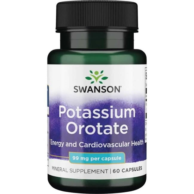 Swanson kalio orotatas, 99 mg – 60 kapsulių