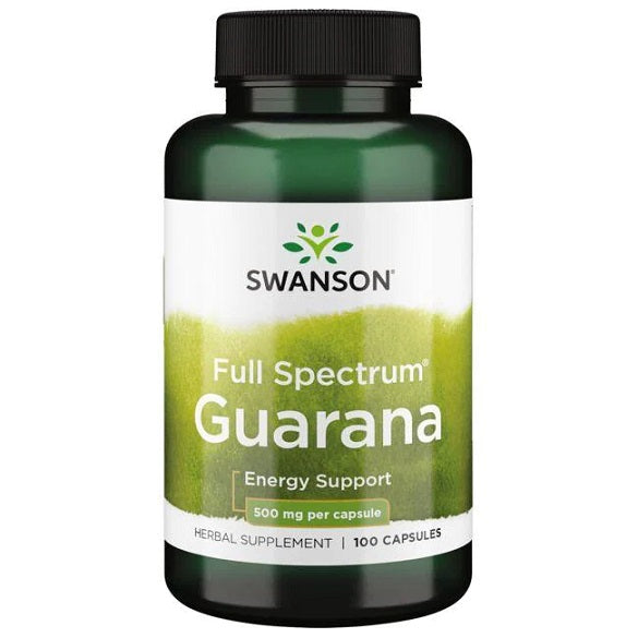 Swanson pilno spektro guaranos milteliai, 500 mg – 100 kapsulių