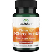 Swanson D - chiroinozitolis, 85 mg – 60 kapsulių