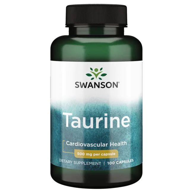 Swanson taurinas, 500 mg – 100 kapsulių