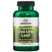 Swanson plataus spektro uvos ursi lapai, 450 mg – 100 kapsulių