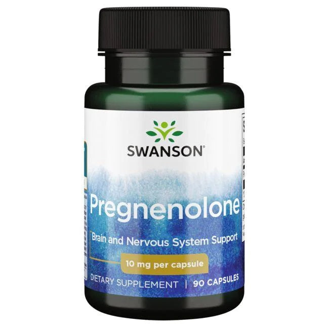 Swanson Pregnenolone, 10 mg – 90 kapsulių
