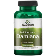 Swanson Damiana, 510 mg – 100 kapsulių