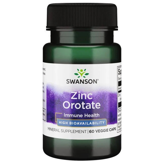 Swanson cinko orotatas – 60 kapsulių