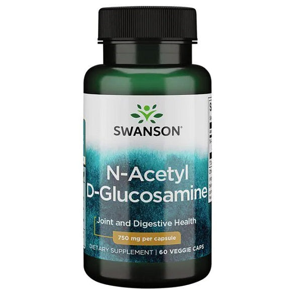 Swanson N - acetil - D - gliukozaminas, 750 mg – 60 kapsulių