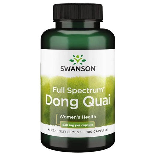 Swanson pilno spektro Dong Quai, 530 mg – 100 kapsulių