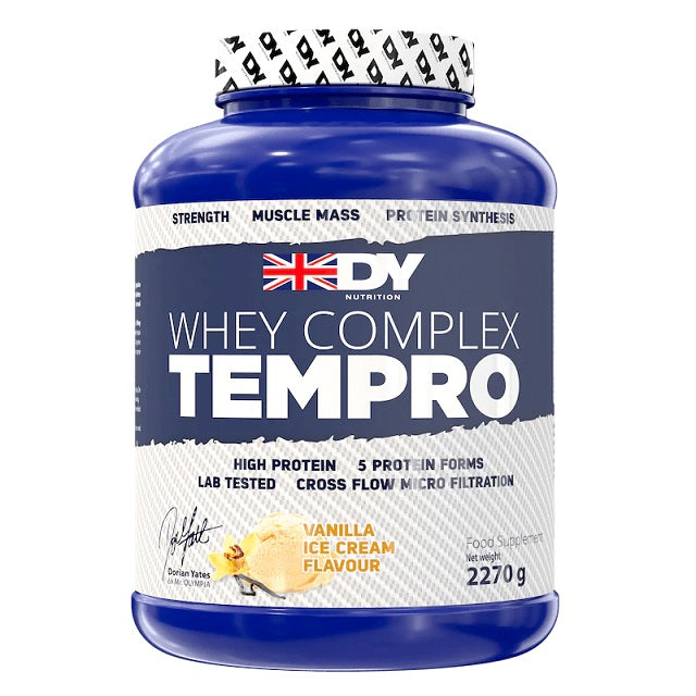 Dorian Yates išrūgų kompleksas Tempro, vanilės skonio - 2270 g