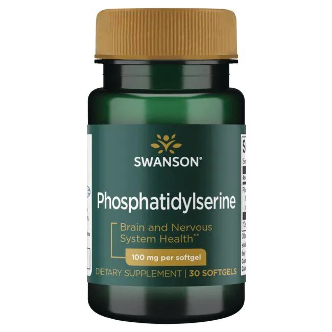 Swanson fosfatidilserinas, 100 mg – 30 kapsulių
