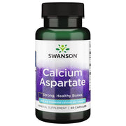 Swanson kalcio aspartatas, 200 mg elementinio kalcio – 60 kapsulių