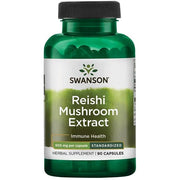 Swanson Reishi grybų ekstraktas, 500 mg – 90 kapsulių