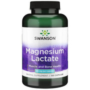 Swanson magnio laktatas, 84 mg – 120 kapsulių