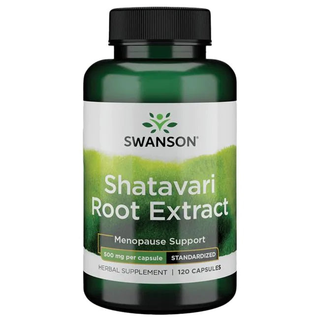 Swanson Shatavari šaknų ekstraktas, 500 mg – 120 kapsulių