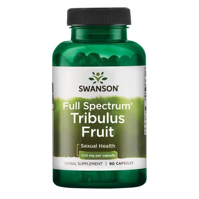 Swanson plataus spektro tribuluso vaisių skonio kapsulės, 500 mg – 90 kapsulių