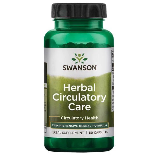 Swanson Herbal kraujotakos priežiūros priemonė – 60 kapsulių
