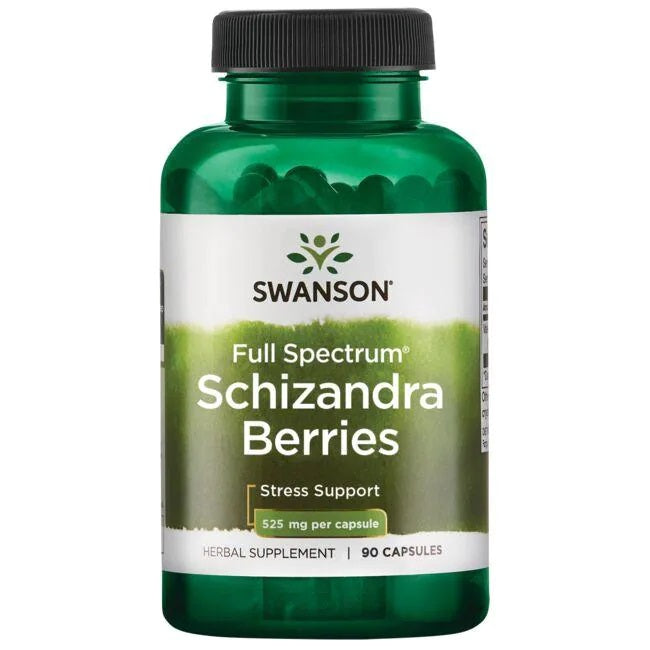 Swanson plataus spektro šizandros uogos, 525 mg – 90 kapsulių