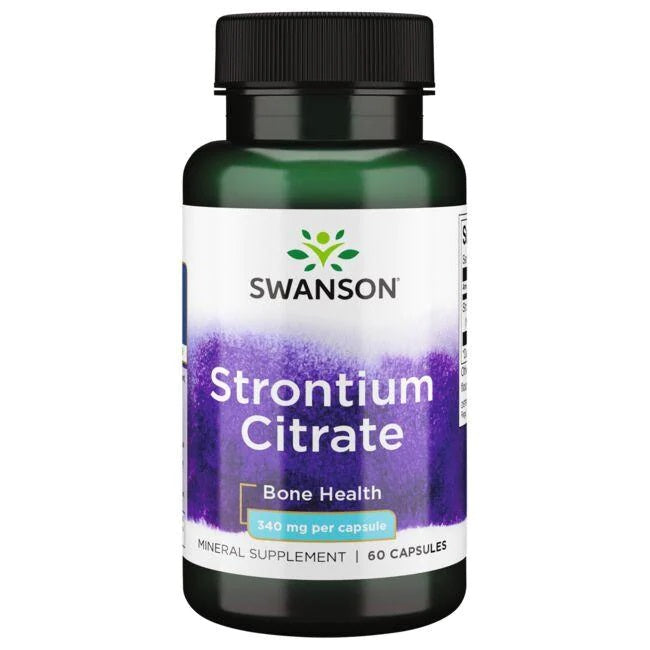 Swanson stroncio citratas, 340 mg – 60 kapsulių