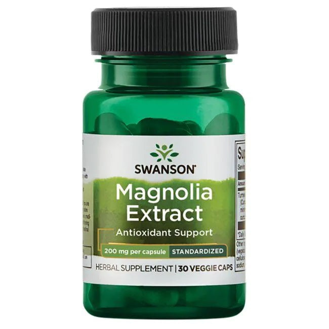 Swanson magnolijų ekstraktas, 200 mg – 30 kapsulių